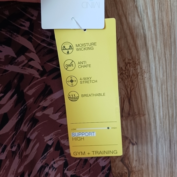 COPY - NWT Zella High Waisted Crop Purple  Brush Stroke Print - Picture 7 of 11